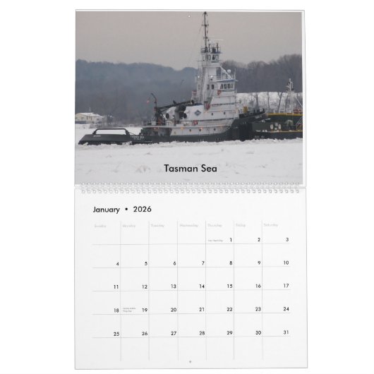 Calendrier Mural Kirby sur le fleuve Hudson 2016 (Jan 2026)