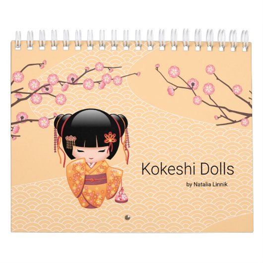 Calendrier Mural Kokeshi Dolls EP (Protection)