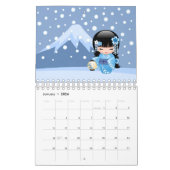 Calendrier Mural Kokeshi Dolls EP (Jan 2026)