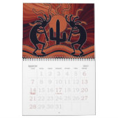 Calendrier Mural Kokopelli Sud-Ouest (Mar 2027)