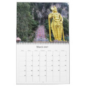 Calendrier Mural kuala lumpur 2025 (Mar 2027)