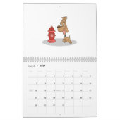 Calendrier Mural La bande dessinée des chiens (Mar 2027)