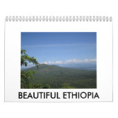 Calendrier Mural La belle Ethiopie (Protection)