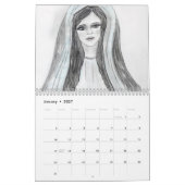 Calendrier Mural La collection de la Vierge Marie 2011 (Jan 2027)