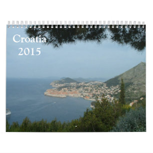 Calendrier Mural La Croatie 2015