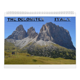 Calendrier Mural La dolomite, Italie