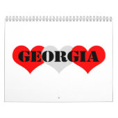 Calendrier Mural La Géorgie (Protection)