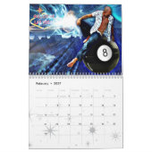 Calendrier Mural La musique est la raison (Feb 2027)