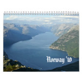 Calendrier Mural La Norvège l'explorant (Protection)