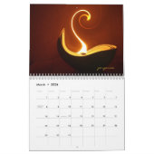 Calendrier Mural là où il y a de la lumière, il y a de l'espoir (Mar 2026)