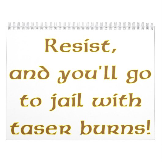 Calendrier Mural La police classe (Protection)