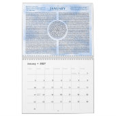 Calendrier Mural La roue mystique de l'année 2014 (Jan 2027)