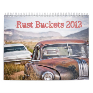 Calendrier Mural La rouille Buckets 2013