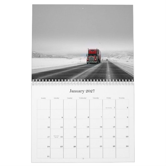 Calendrier Mural La route ouverte (Jan 2027)