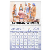 CALENDRIER MURAL LA VIE EN AFRIQUE (Jan 2026)