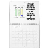 Calendrier Mural La vie n'est rien mais l'attitude chimique 20XX (Feb 2026)