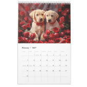 Calendrier mural Labrador retriever 2026 (Feb 2027)