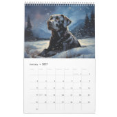 Calendrier mural Labrador retriever 2026 (Jan 2027)
