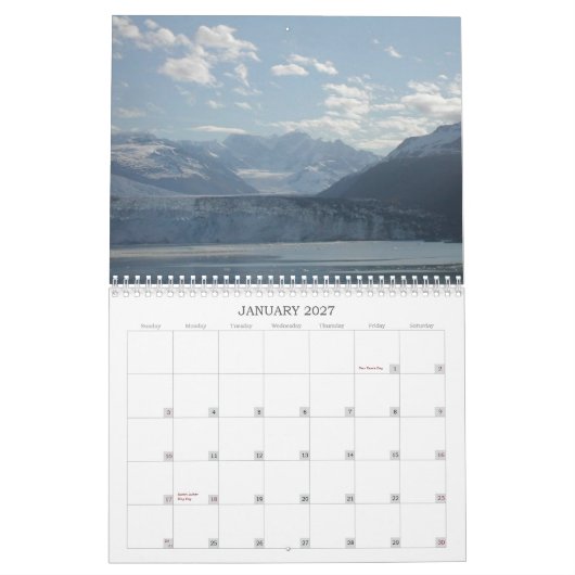 CALENDRIER MURAL L'ALASKA (Jan 2027)