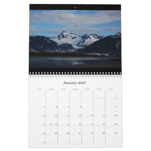 Calendrier Mural L'Alaska 2012 (Jan 2027)