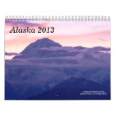 Calendrier Mural L'Alaska, 2013 (Protection)
