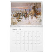 Calendrier Mural L'Amérique de Charles M Russell (Feb 2026)