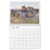 Calendrier Mural L'Amérique de Charles M Russell (Mar 2027)
