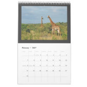 Calendrier Mural L'animal sauvage Afrique 2013 PERSONNALISENT (Feb 2027)