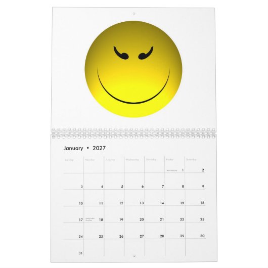 Calendrier Mural L'année dans les visages (Jan 2027)
