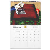 Calendrier Mural L'année facturable pour des avocats - (Feb 2026)