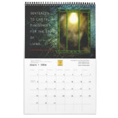 Calendrier Mural L'année facturable pour des avocats - (Mar 2026)