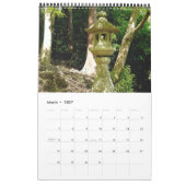 Calendrier Mural Lanterns japonais (Mar 2027)