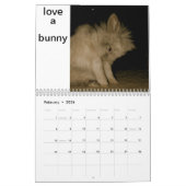 Calendrier Mural lapin idiot (Feb 2026)