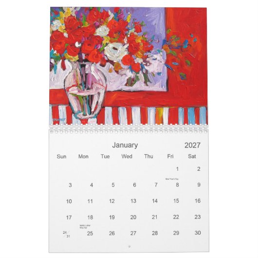Calendrier Mural L'art de Baker de Patty (Jan 2027)