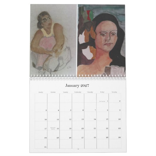 Calendrier Mural L'art de la malle de Norma (Jan 2027)