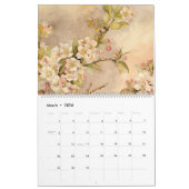 Calendrier Mural L'art de Paul de Longpré (Mar 2026)