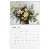 Calendrier Mural L'art de Paul de Longpré (Feb 2027)