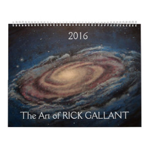 Calendrier Mural L'art de Rick vaillant