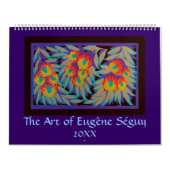 Calendrier Mural L'art d'Eugène Séguy (Protection)