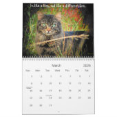 Calendrier Mural L'attitude de l'ange grincheux (Mar 2026)