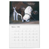 Calendrier Mural 'Le Comedy bovin (Feb 2026)