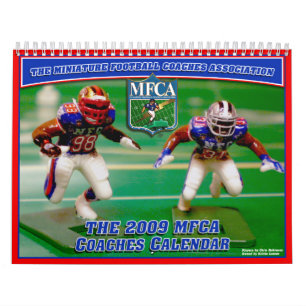 Calendrier Mural Le football de miniature de MFCA 2009
