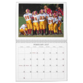 Calendrier Mural Le football de Peaux Rouges d'ab (Feb 2027)