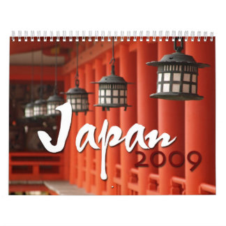 Calendrier Mural Le Japon 2009
