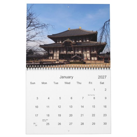 Calendrier Mural Le Japon dans les images 2012 (Jan 2027)