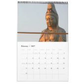 Calendrier Mural Le Japon en or (Feb 2027)