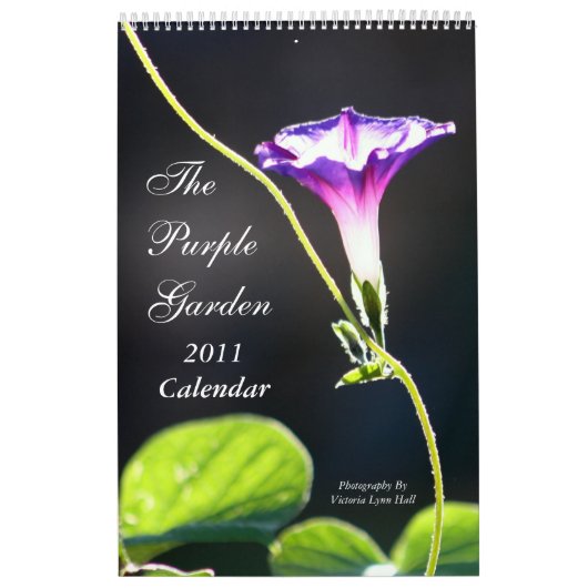 Calendrier Mural Le jardin pourpre 2011 (Protection)