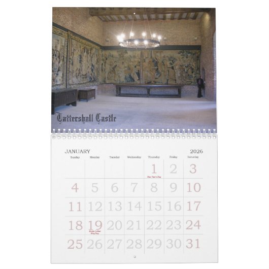 Calendrier Mural Le Lincolnshire (Jan 2026)