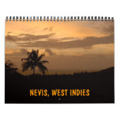 CALENDRIER MURAL LE NIÉVÈS, LES ANTILLES (Protection)