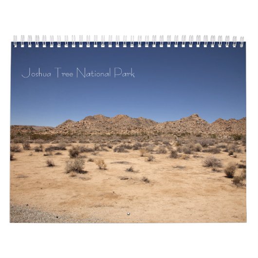 Calendrier Mural Le Parc national de Joshua Tree (Protection)